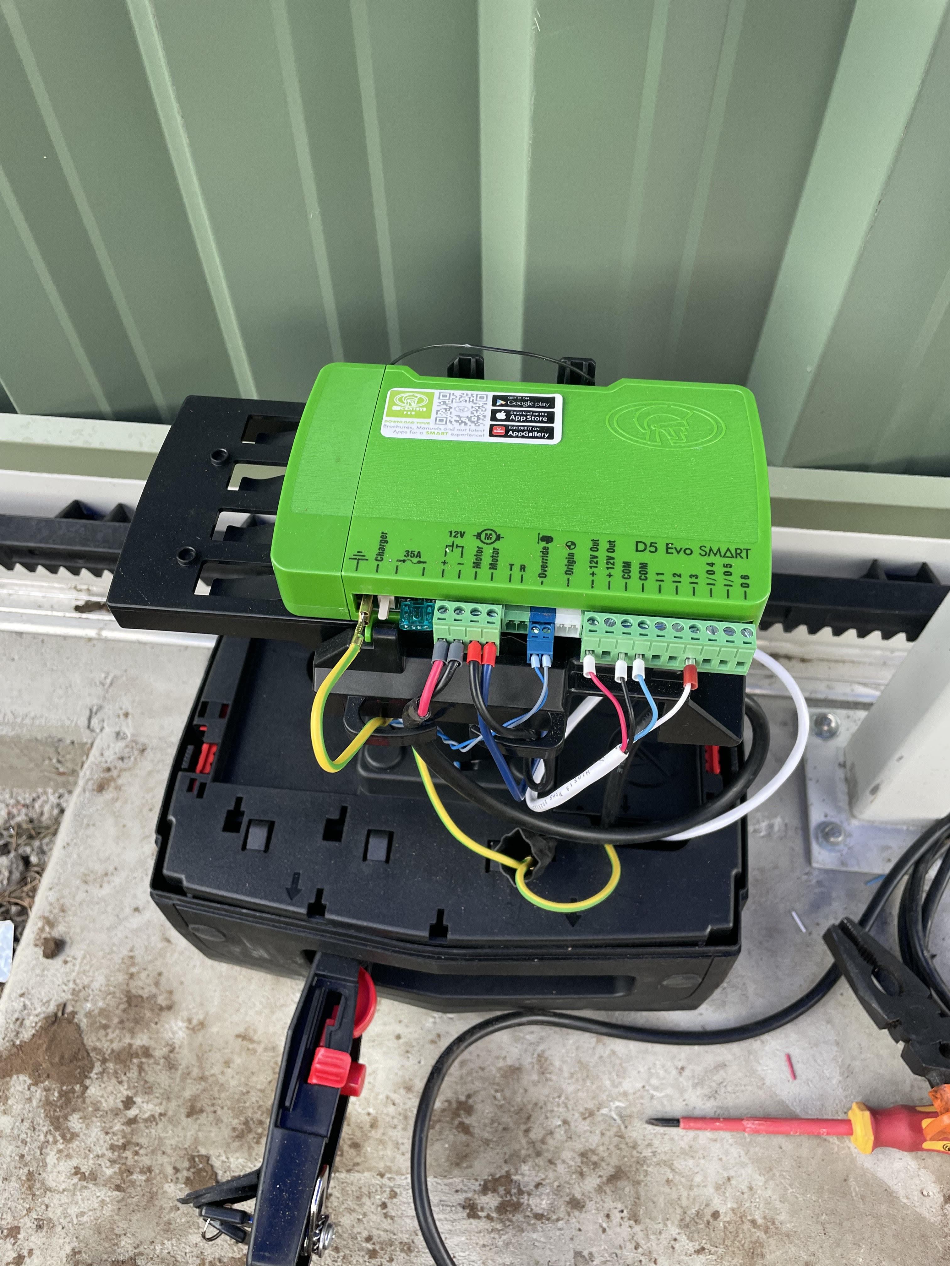 Professional Centysy gate motor wiring - premium automation components and clean installation